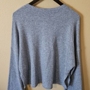 Cozy Blue Knit Sweater